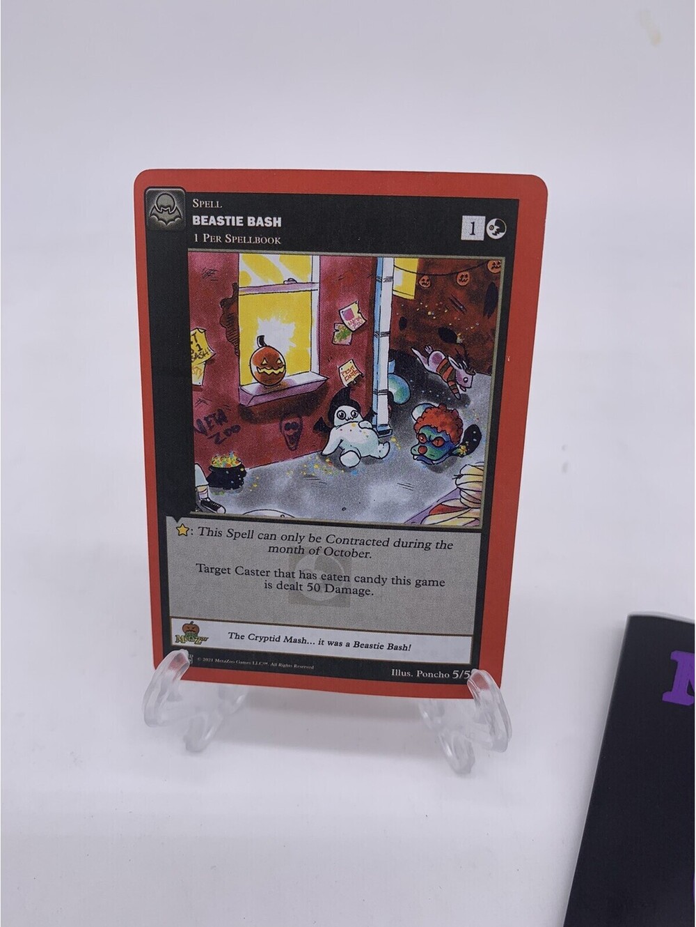 2020 2nd Edition Halloween Promo Beastie Bash Card